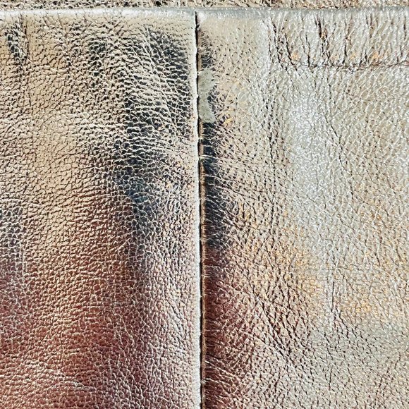 Walter Baker Luxury Haley Silver Metallic A-line Lambskin Leather Mini Skirt - Picture 15 of 15